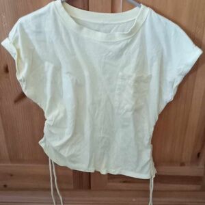 No Boundaries pale yellow top